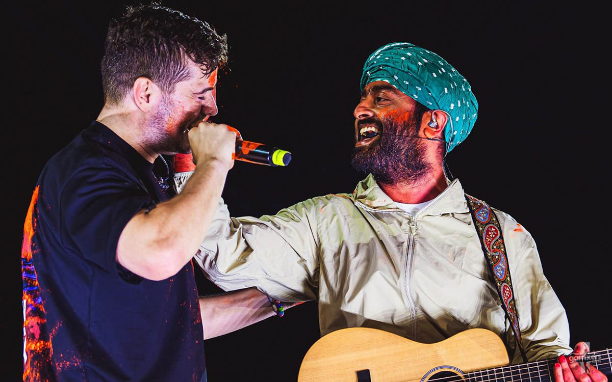 Martin Garrix and Arijit Singh performing in Mumbai 2025 on garrixers.com